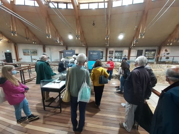 visit to Brading Roman Villa 2021